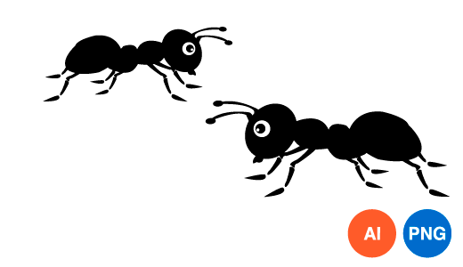 개미 일러스트 png 이미지 디자인